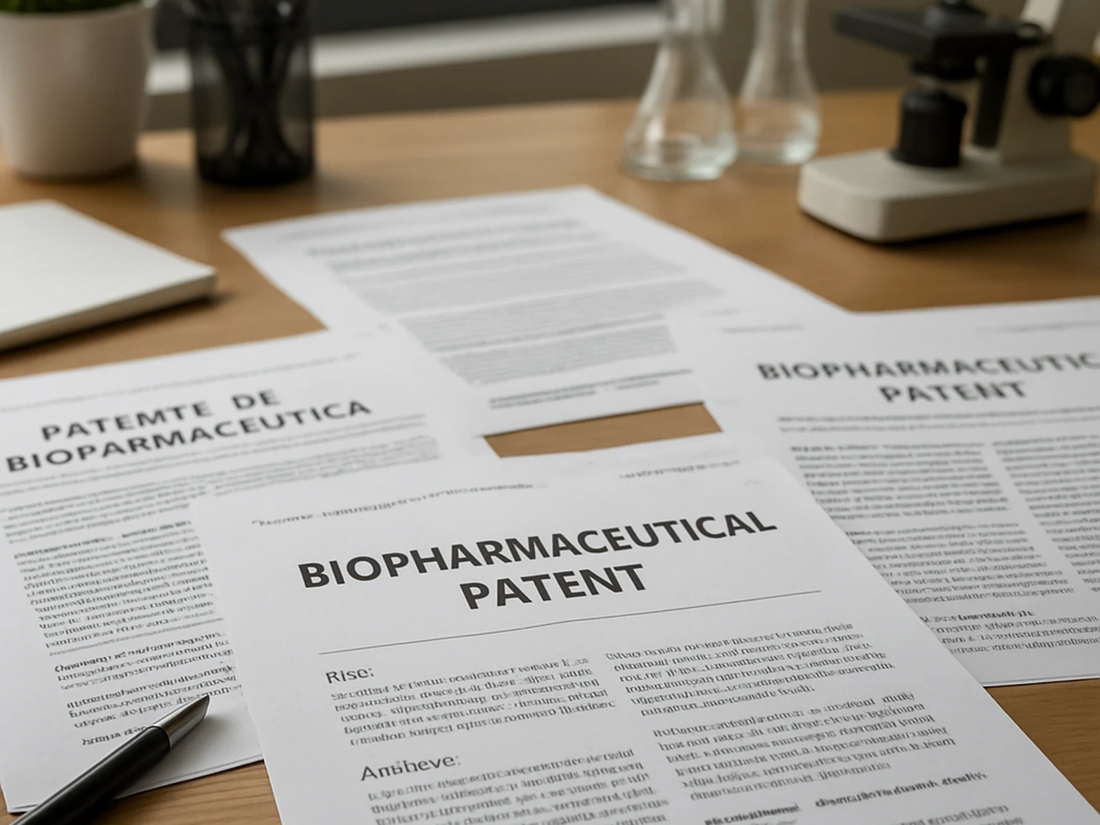 32-patent portfolio translated for WIPO PCT international filing, Madrid biotech.
