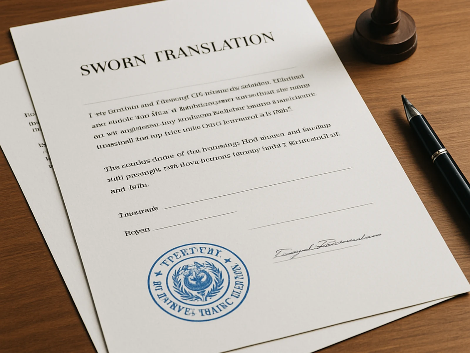Legal Sworn Translation